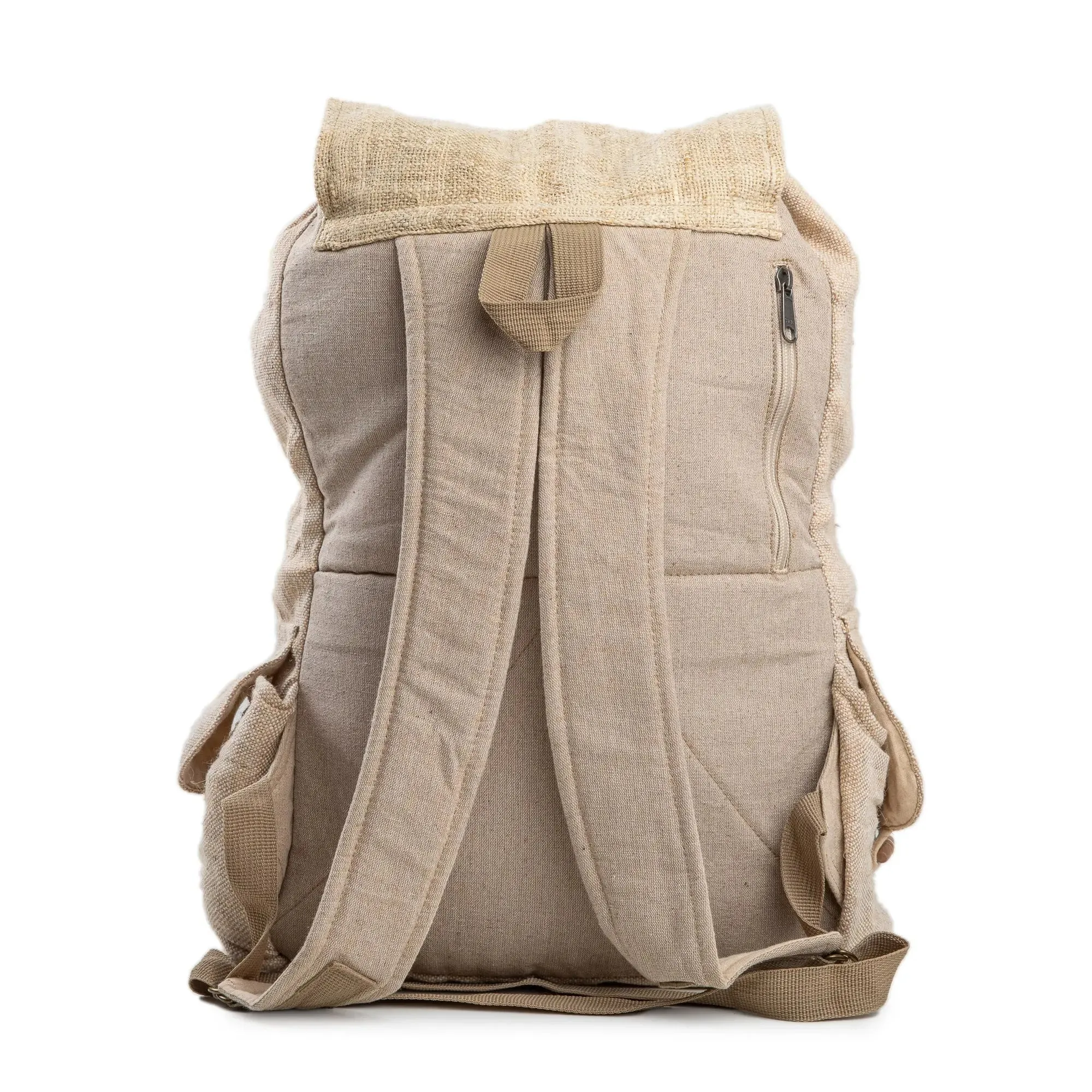 Fashionable Hemp Travel Gear- "Drawstring Hemp Backpack"