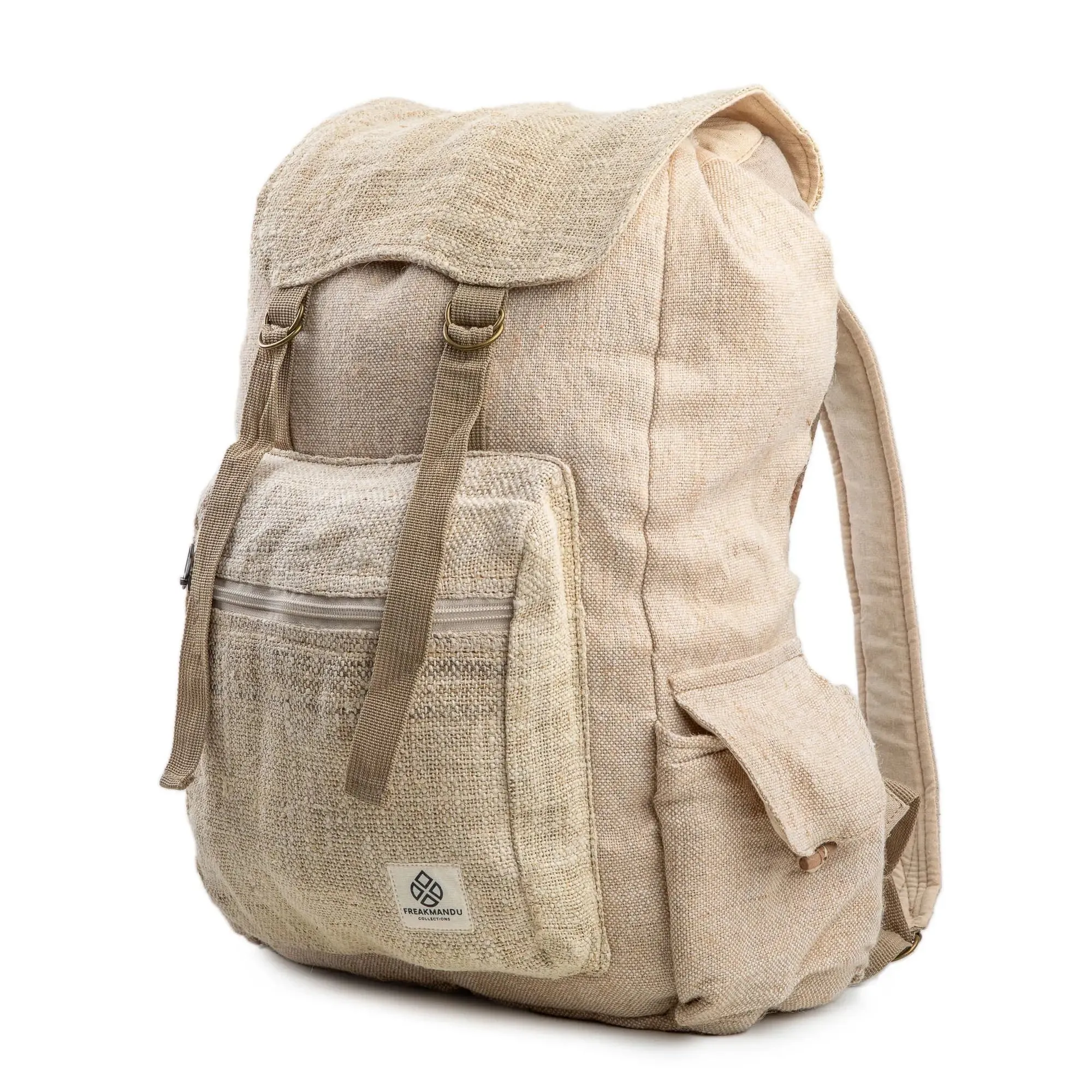 Fashionable Hemp Travel Gear- "Drawstring Hemp Backpack"