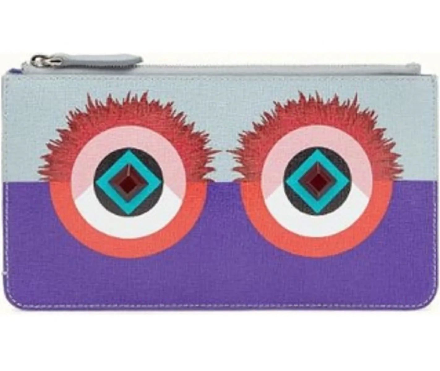 Fendi Monster Powder Multi Color Crayons Calf Beauty Case 8M0341-88E