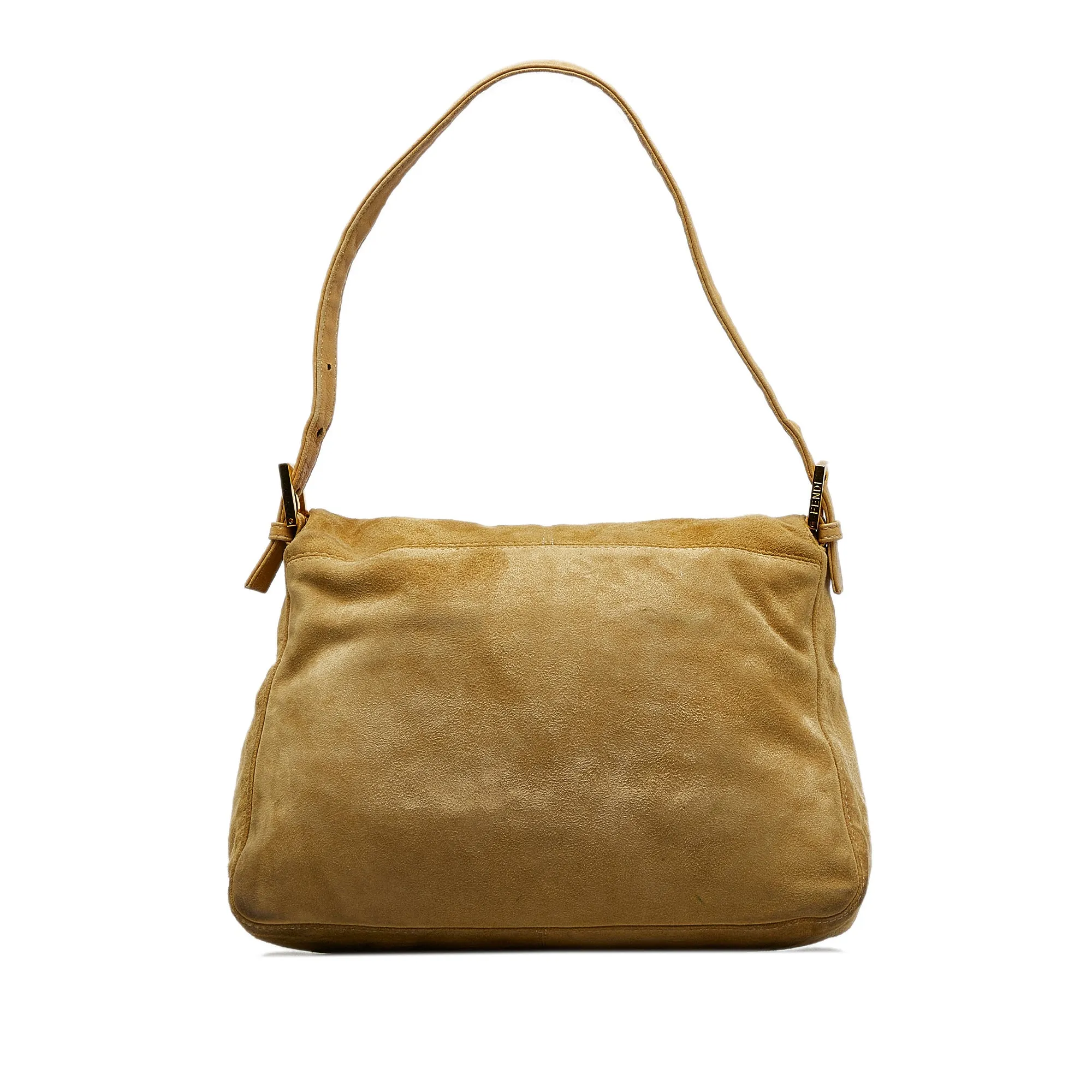 FENDI Suede Mamma Forever Shoulder Bag