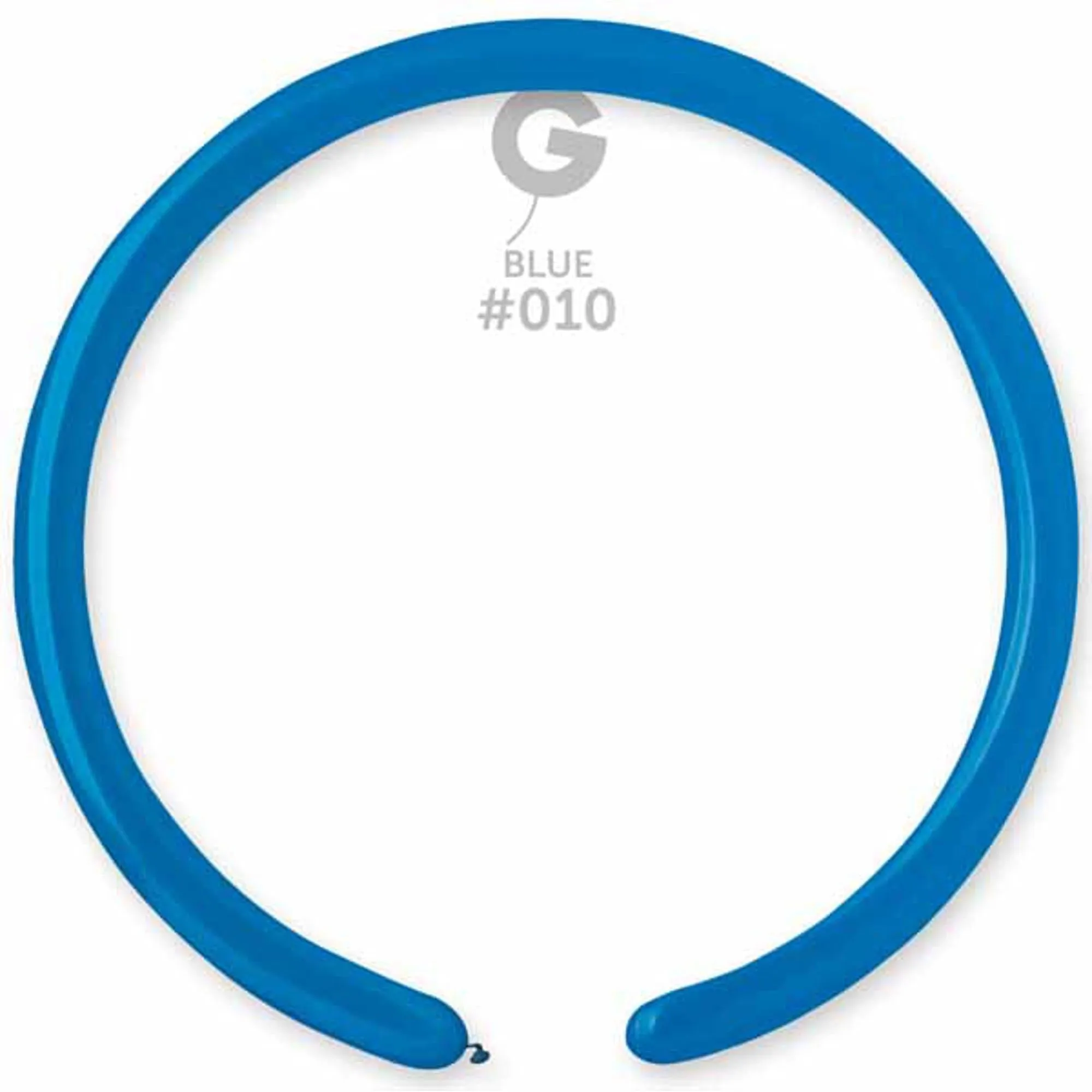 Gemar 260 Blue Latex Balloons - 50/Bag