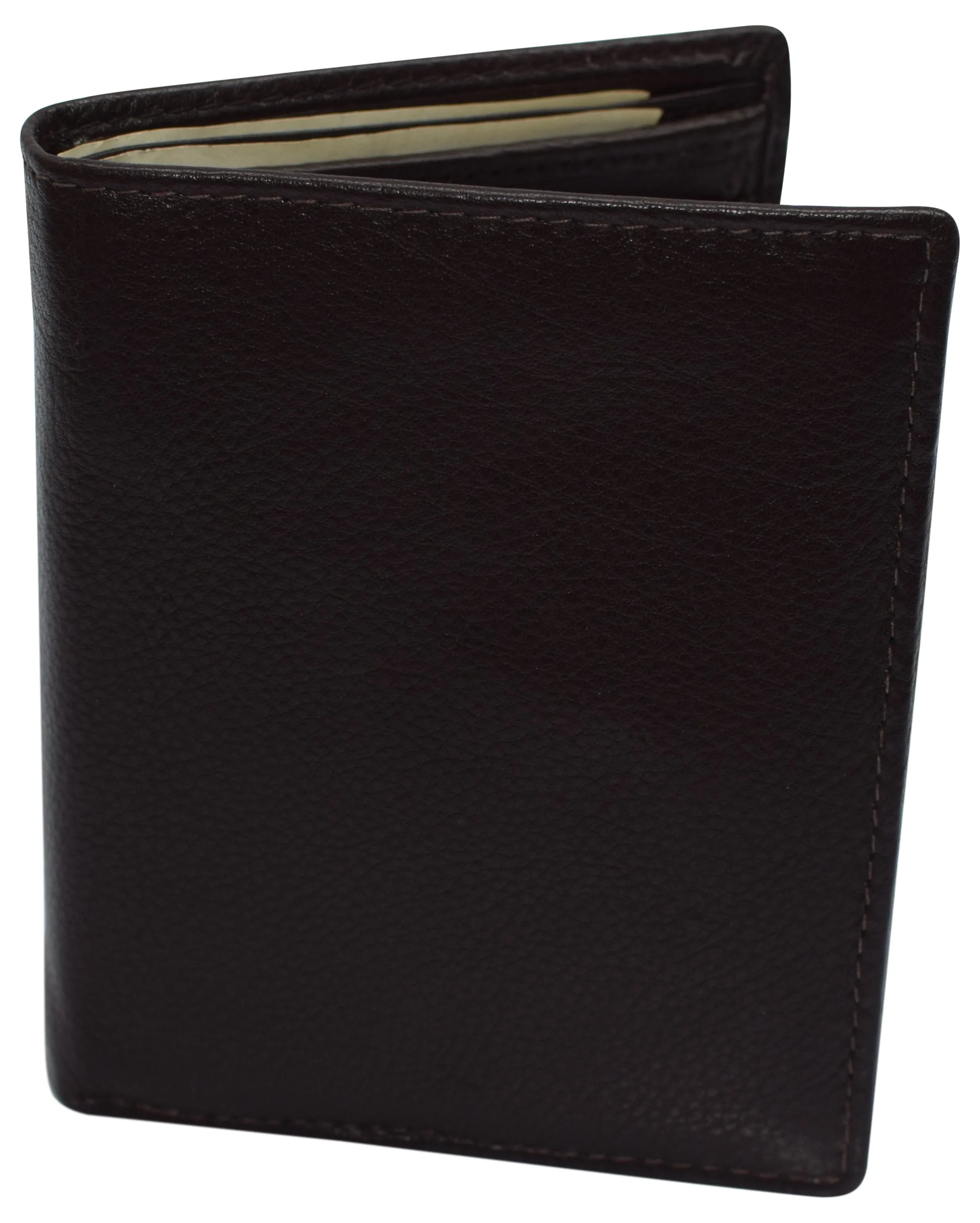 Genuine Leather RFID Signal Blocking Wallets For Men - Large Capacity - Hipster Bifold Multi Credit Card Holder