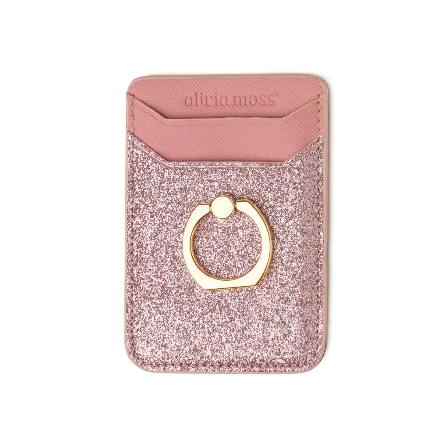 Glitter Bomb Ring Cling Phone Wallet