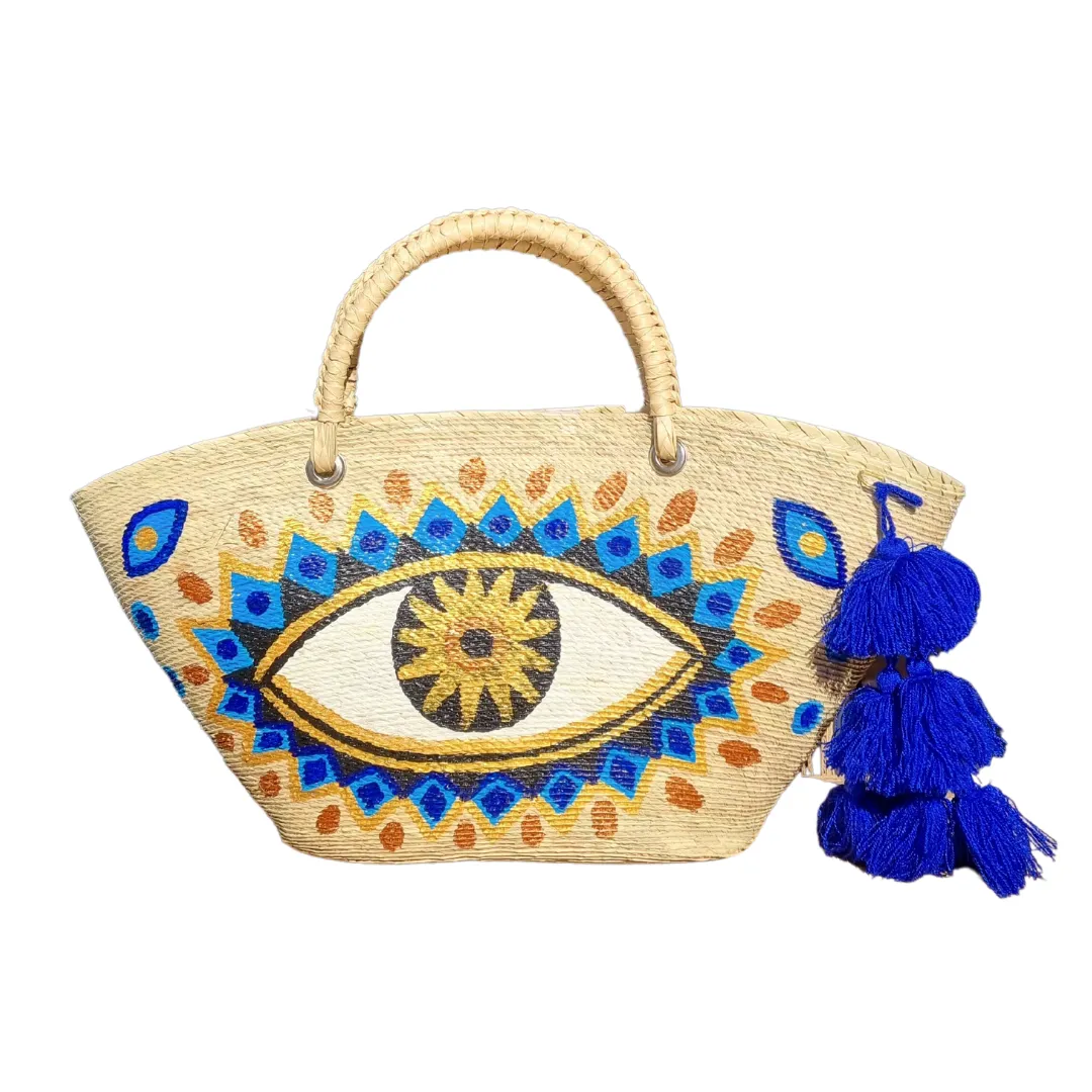 Goddess of the Earth - Evil Eye Beach Bag