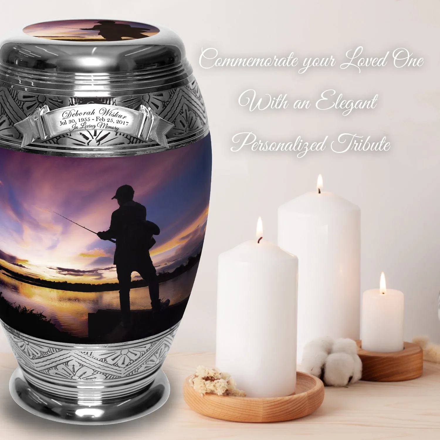 Gone Fishing Cremation Urns