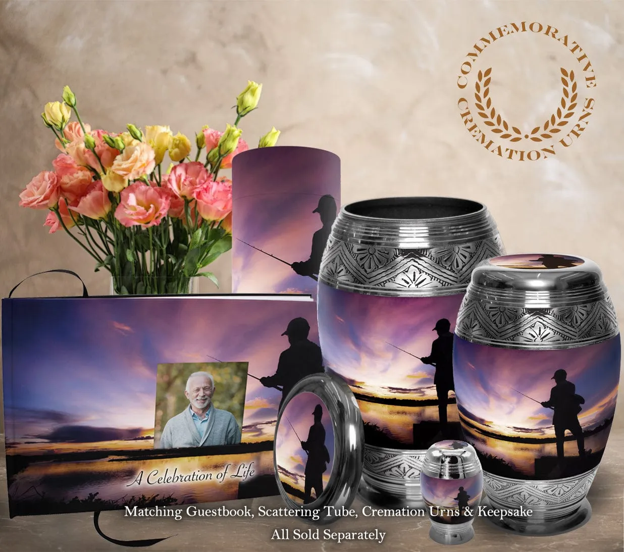 Gone Fishing Cremation Urns