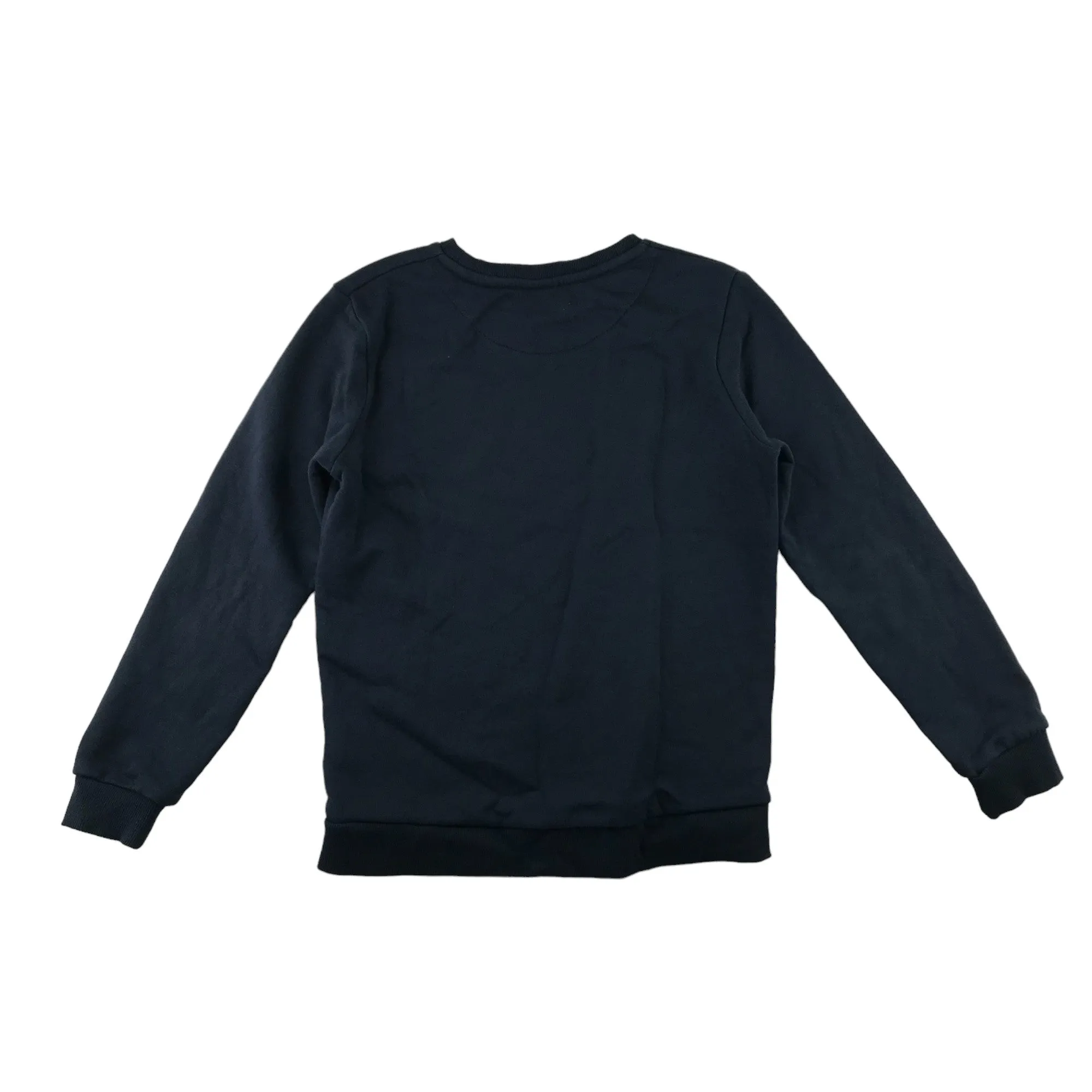 Good Move sweater 11-12 year navy plain crew neck jersey