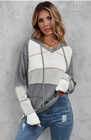 Grey Bonfire Hoodie - #6169-6173