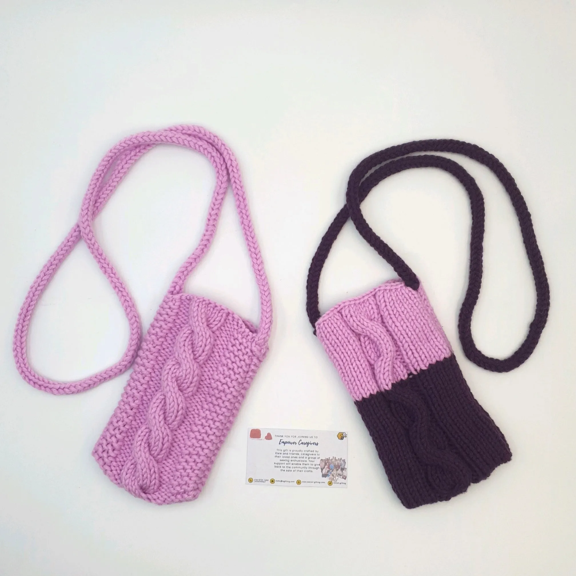 Hand-Knitted Phone Sling Bag