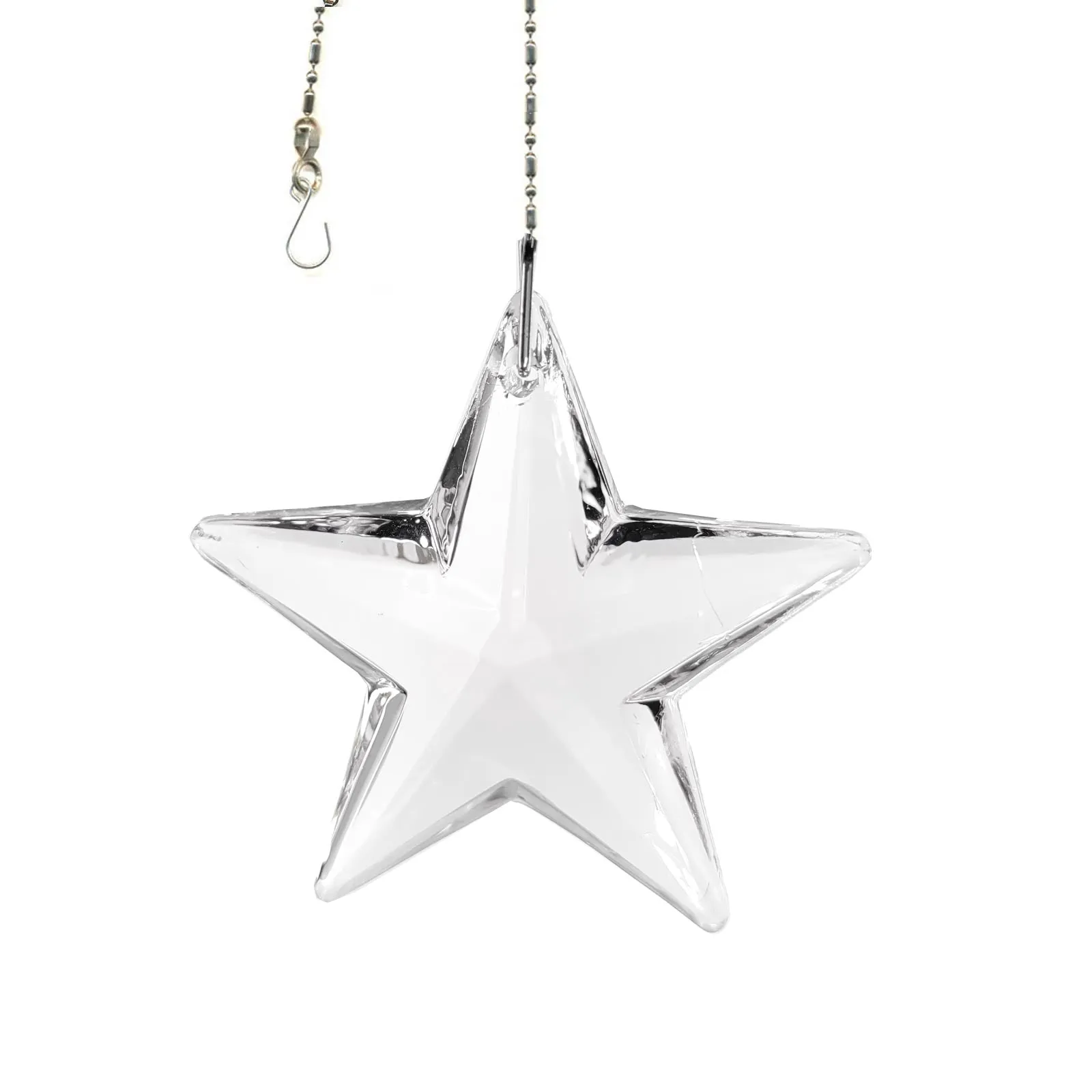 Hanging Crystal Suncatcher 43mm Magnificent Crystal Clear Star Prism