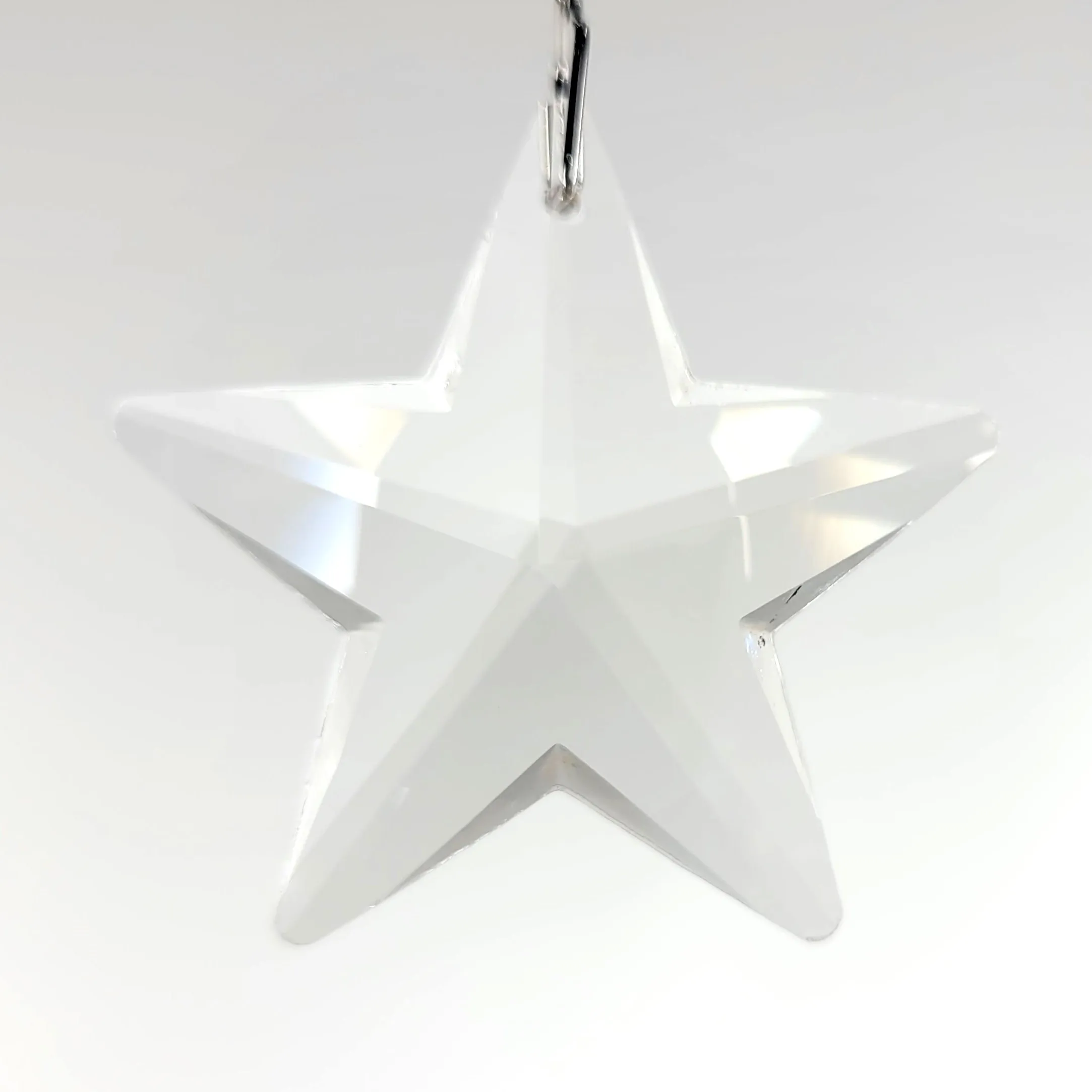 Hanging Crystal Suncatcher 43mm Magnificent Crystal Clear Star Prism