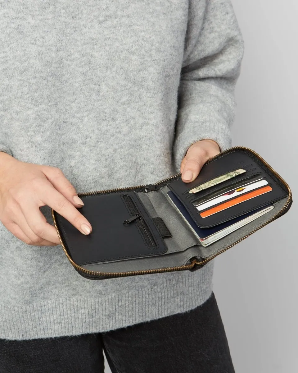 Heritage RFID Passport Case - Stealth Black