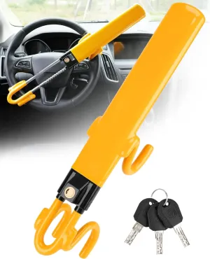 HOM Anti-theft Steering Wheel Lock – Secure Your Vehicle with Heavy Duty Protection