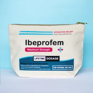 'Ibeprofem' Feminist Cosmetic Bag