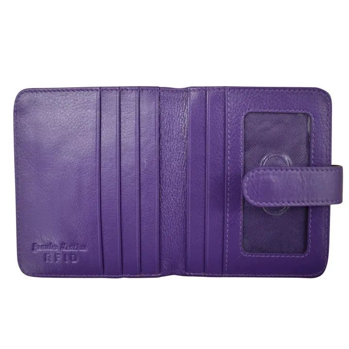 ili New York Bi-Fold RFID Credit Card Wallet- 7301