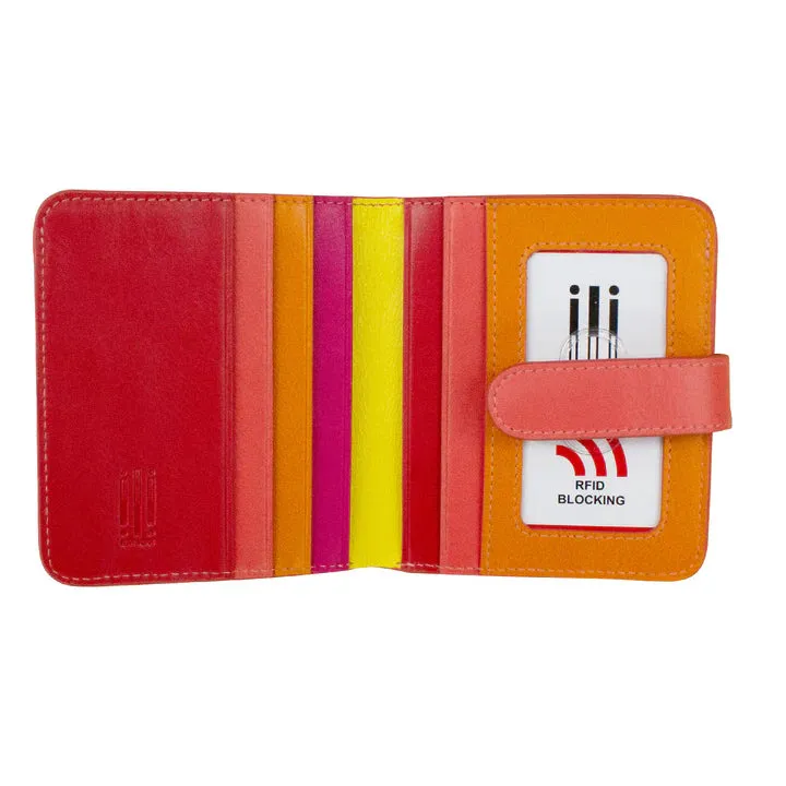 ili New York Bi-Fold RFID Credit Card Wallet- 7301