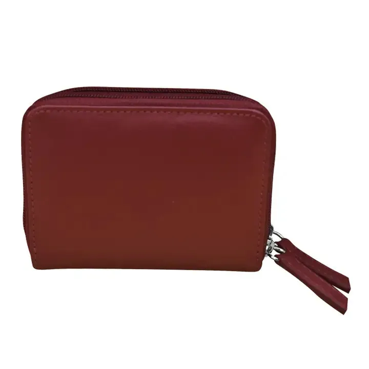 ili New York RFID Accordian Case Leather Wallet- 6714