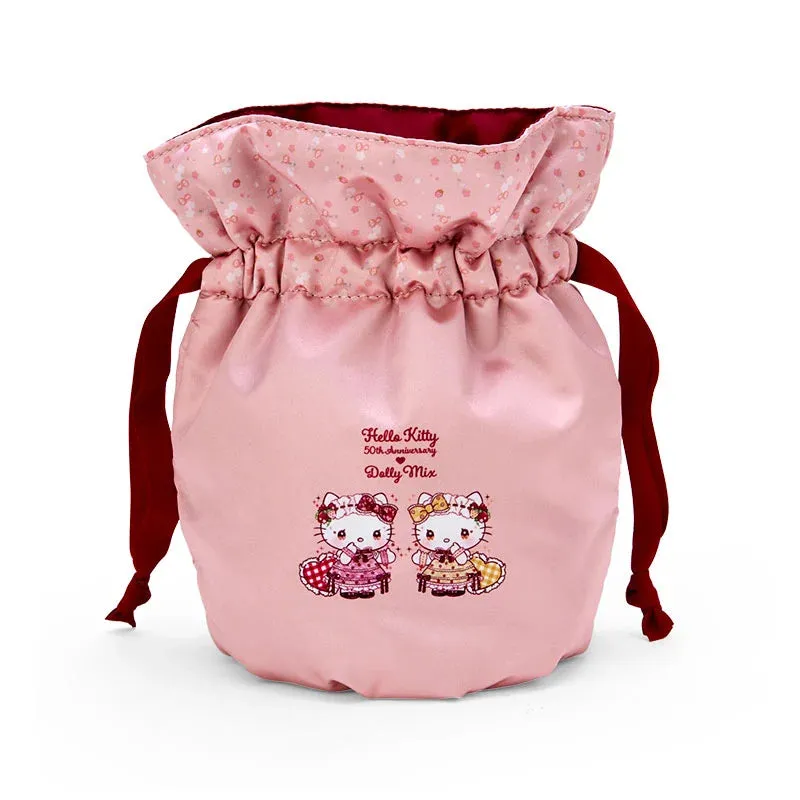 Japan Sanrio - Hello Kitty DOLLY Drawstring Bag (Color: Pink)