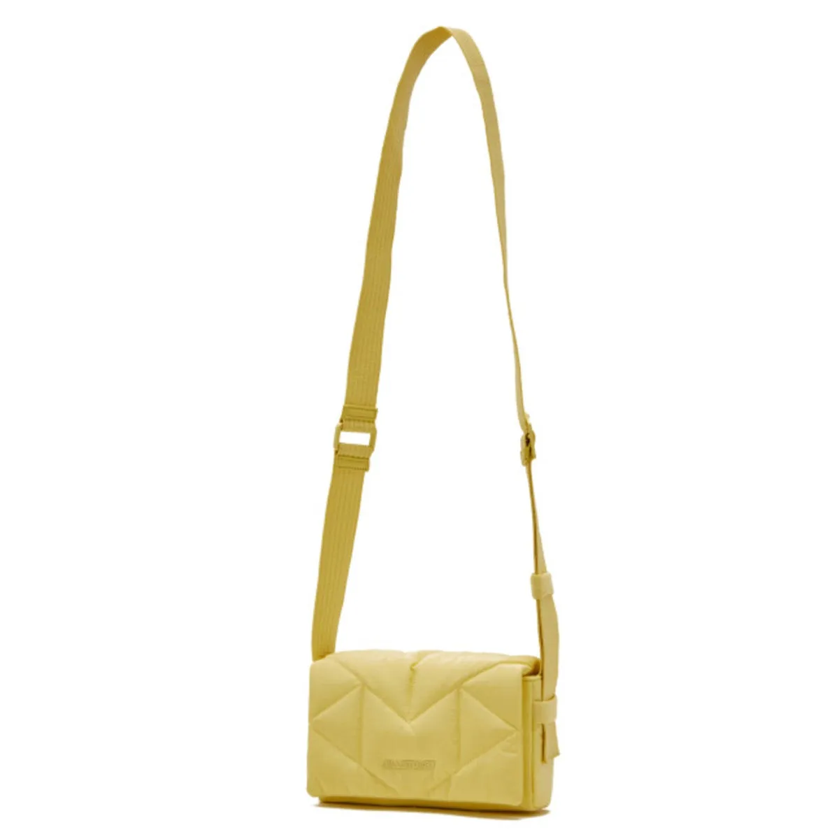 JILLSTUART Rosella Padding Yellow Small Shoulder Crossbody Bag in lightweight nylon fabric/ from Seoul, Korea