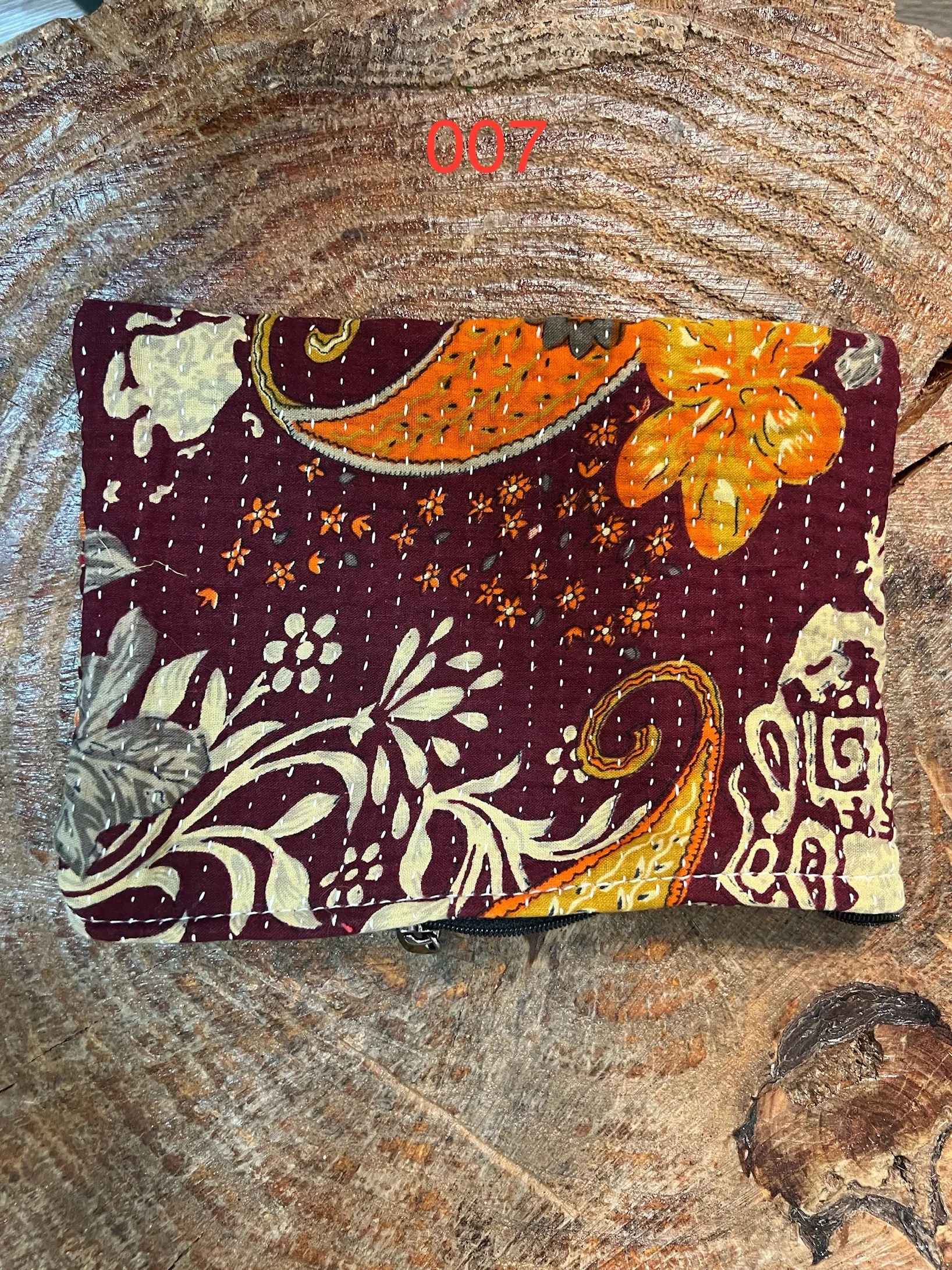 Kantha Pouch by Robin