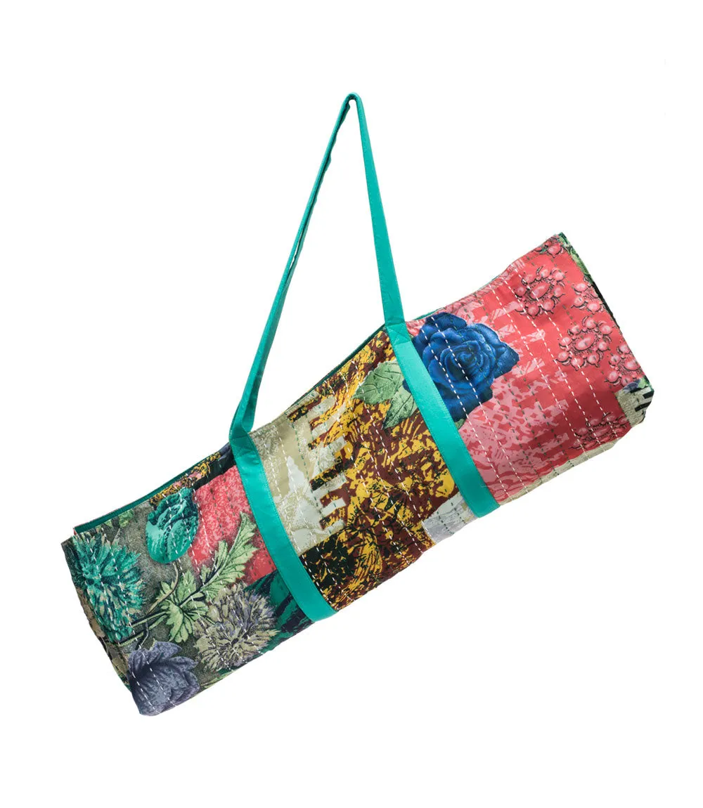 Kantha Yoga Bag