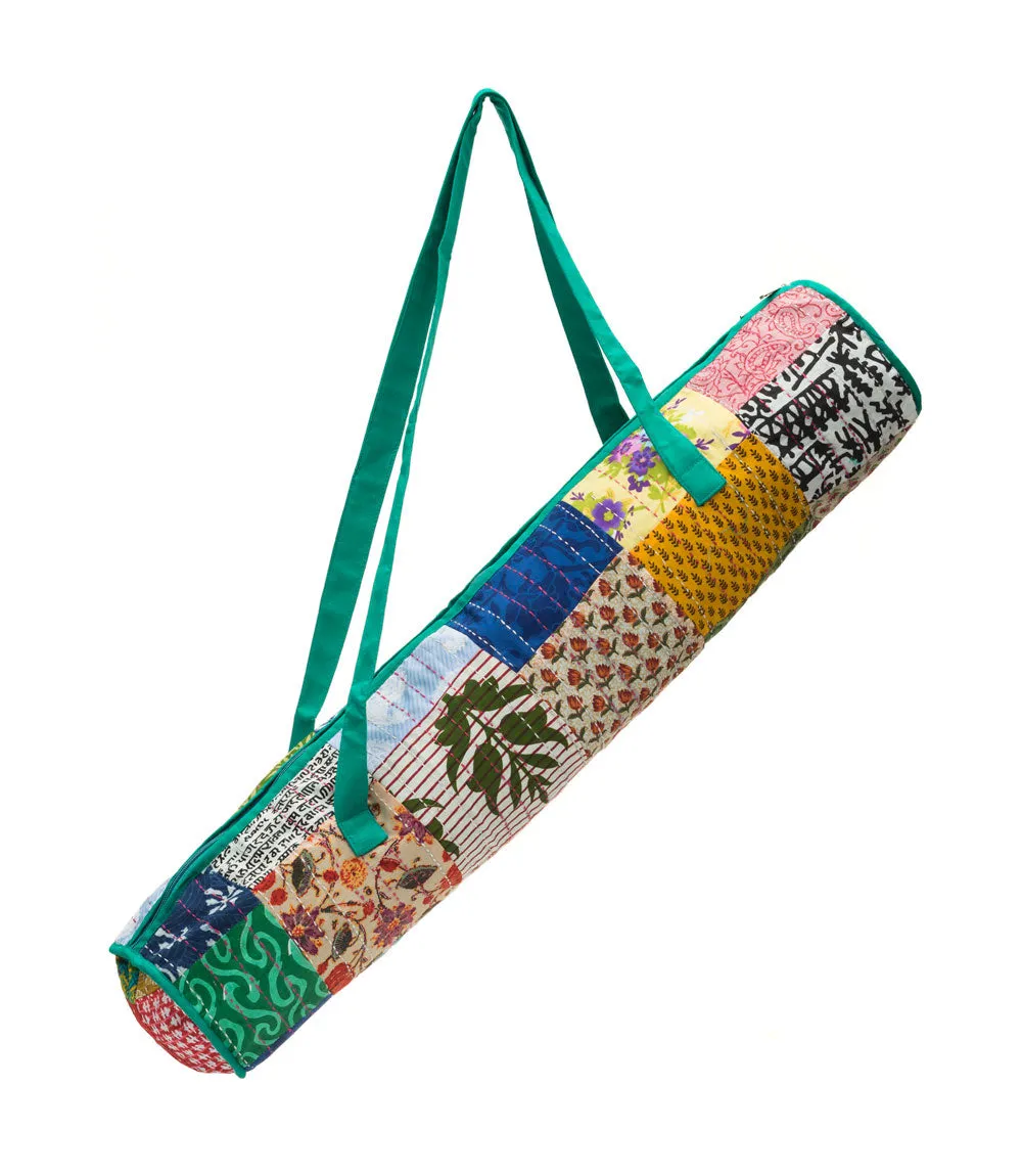 Kantha Yoga Bag