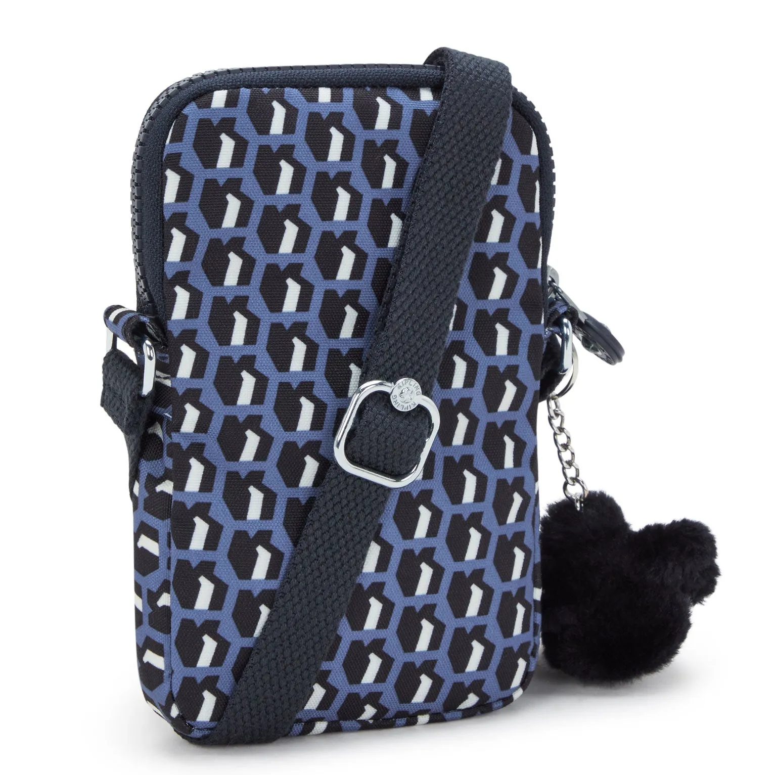 Kipling Tally Printed Crossbody Phone Bag - 3D K Blue