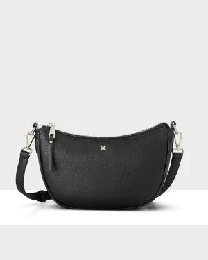 Layla Zip Top Curved Crossbody