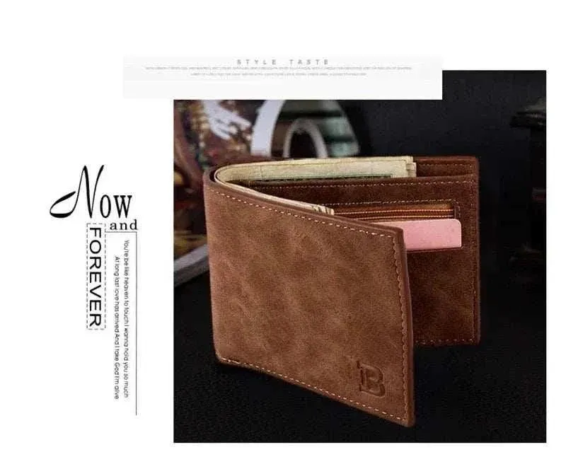 Leather Wallet with Zipper | Card Holder & Coin Pocket - MCW010