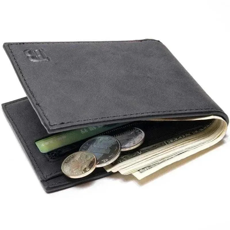 Leather Wallet with Zipper | Card Holder & Coin Pocket - MCW010