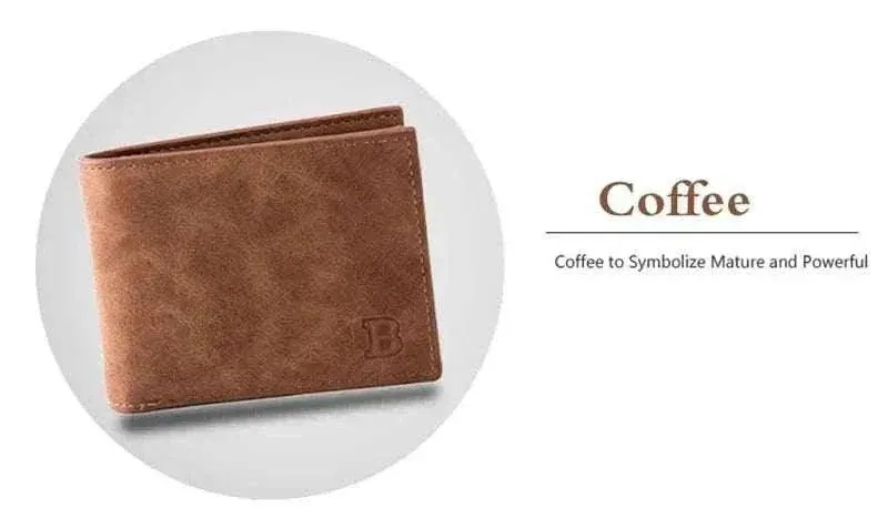 Leather Wallet with Zipper | Card Holder & Coin Pocket - MCW010