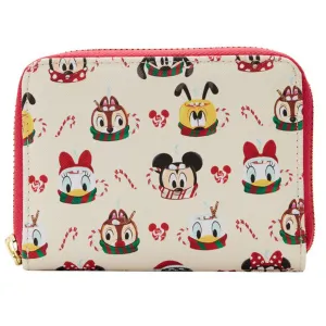 Loungefly Disney Hot Cocoa Mugs AOP Zip Around Wallet