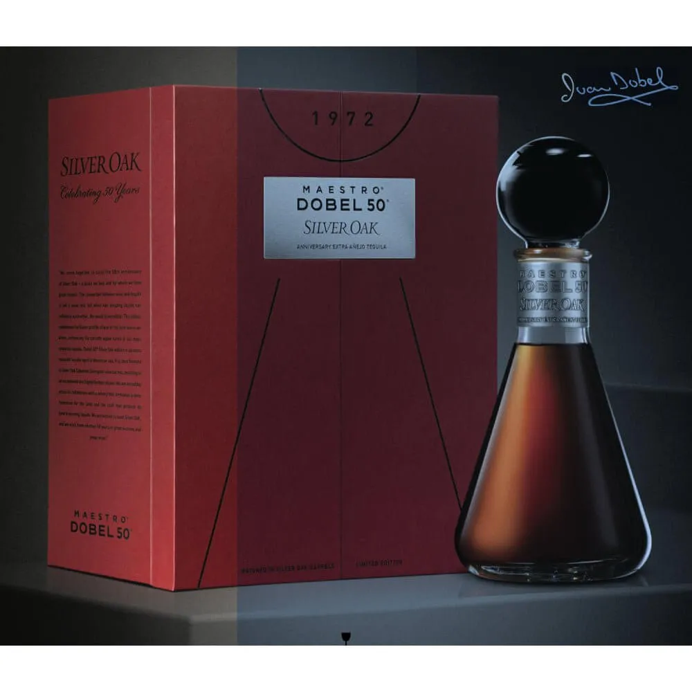 Maestro Dobel 50 Silver Oak Anniversary Extra Añejo Tequila