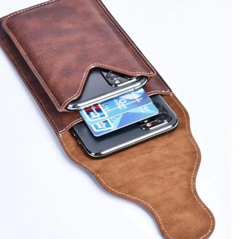 Magnet Belt Clip Holster Case for Phone Mobile Phone Bag 2 Pouchs for Samsung Note 10Plus 9 8 for IPhone 11 Pro Max XS