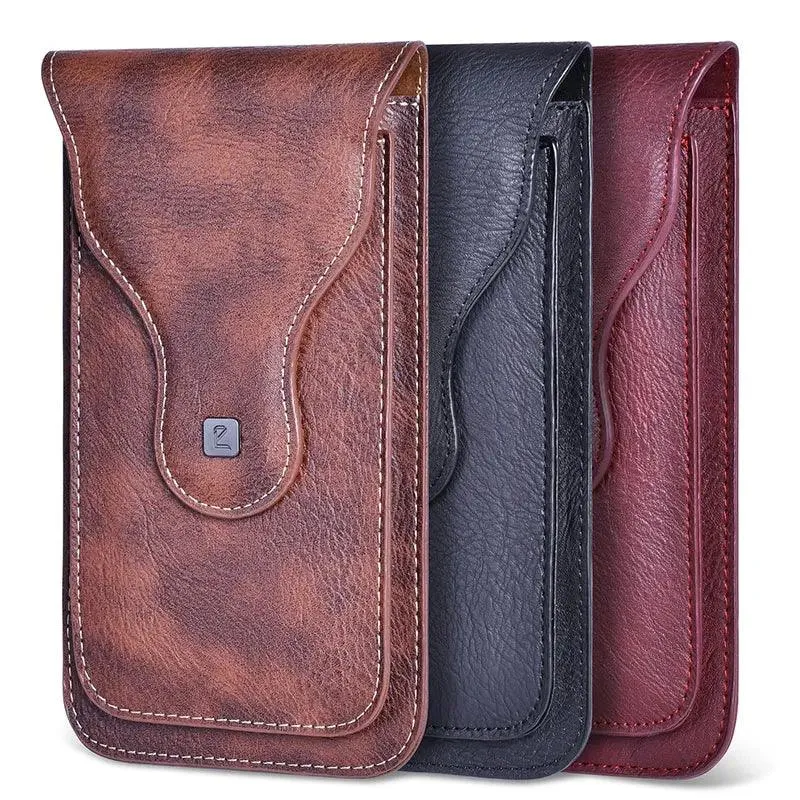 Magnet Belt Clip Holster Case for Phone Mobile Phone Bag 2 Pouchs for Samsung Note 10Plus 9 8 for IPhone 11 Pro Max XS