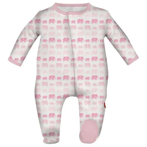 Magnetic Me Pink Dancing Elephants Modal Magnetic Footie