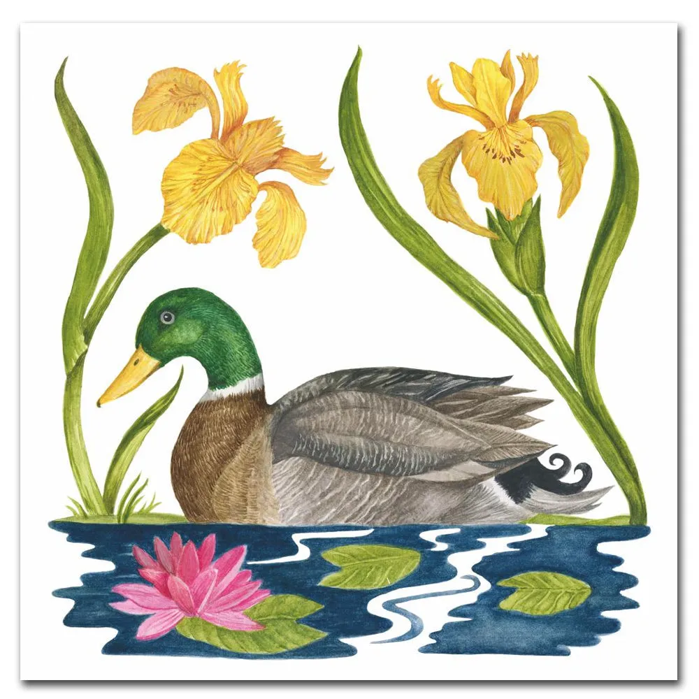 Magnificent Mallard Paper Luncheon Napkins