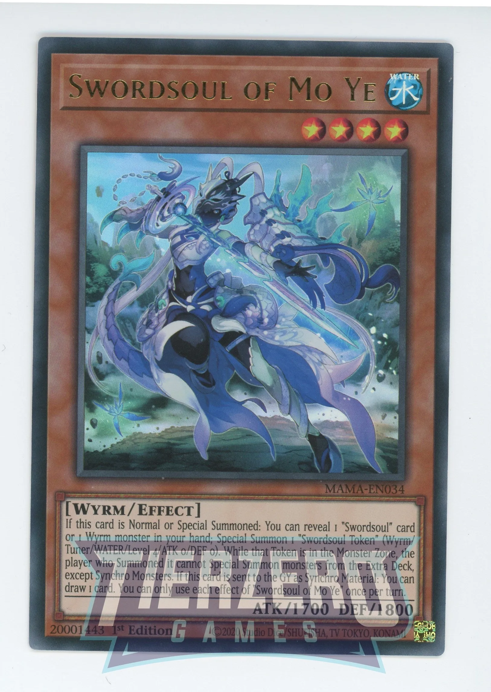 MAMA-EN034 - Swordsoul of Mo Ye - Ultra Rare - Effect Monster - Magnificent Mavens