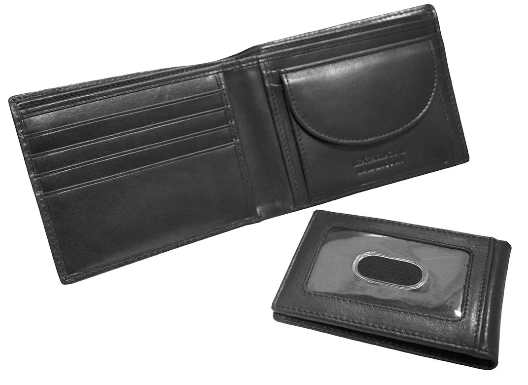 Mancini BOULDER Men's RFID Secure Wallet with Removable Passcase and Coin Pocket