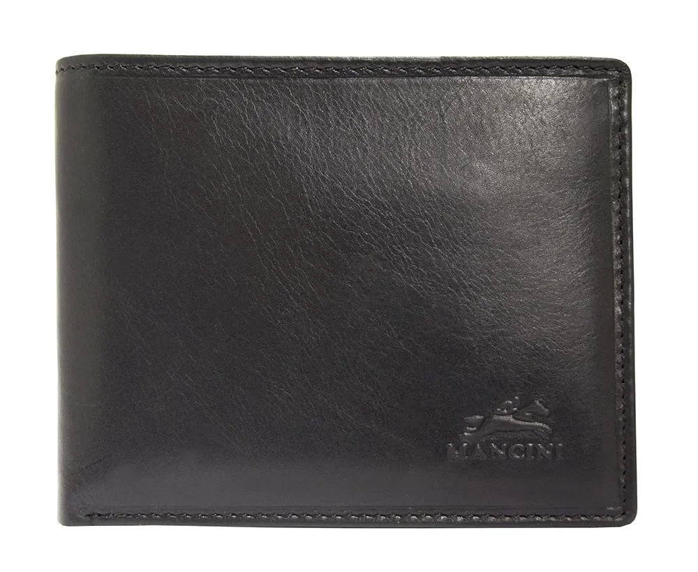 Mancini BOULDER Men's RFID Secure Wallet with Removable Passcase and Coin Pocket