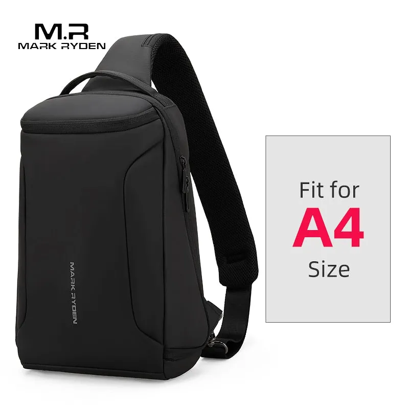 Mark Ryden MR-7069 Crossbody Shoulder Bag Waterproof USB Charging