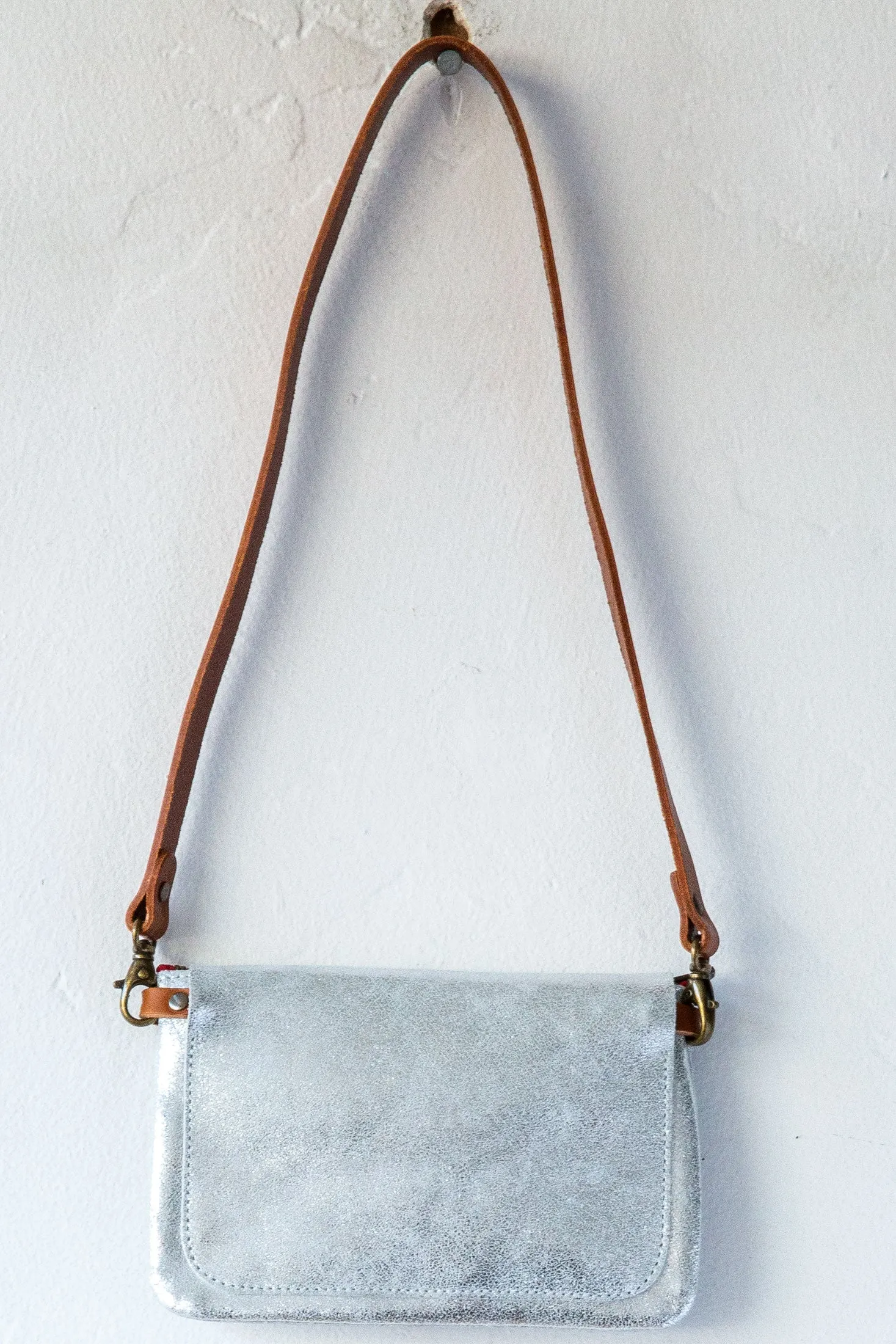 Metallic Flap Bag