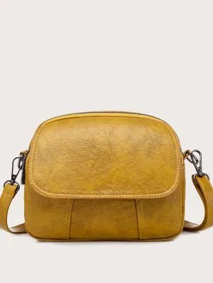 Minimalist Flap Crossbody Bag