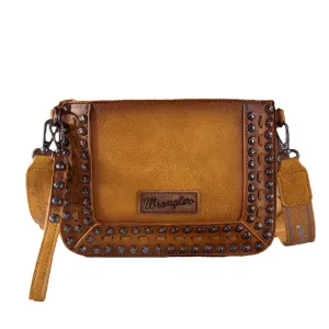 Montana West Wrangler Yellow Rivet Studded Crossbody Wristlet