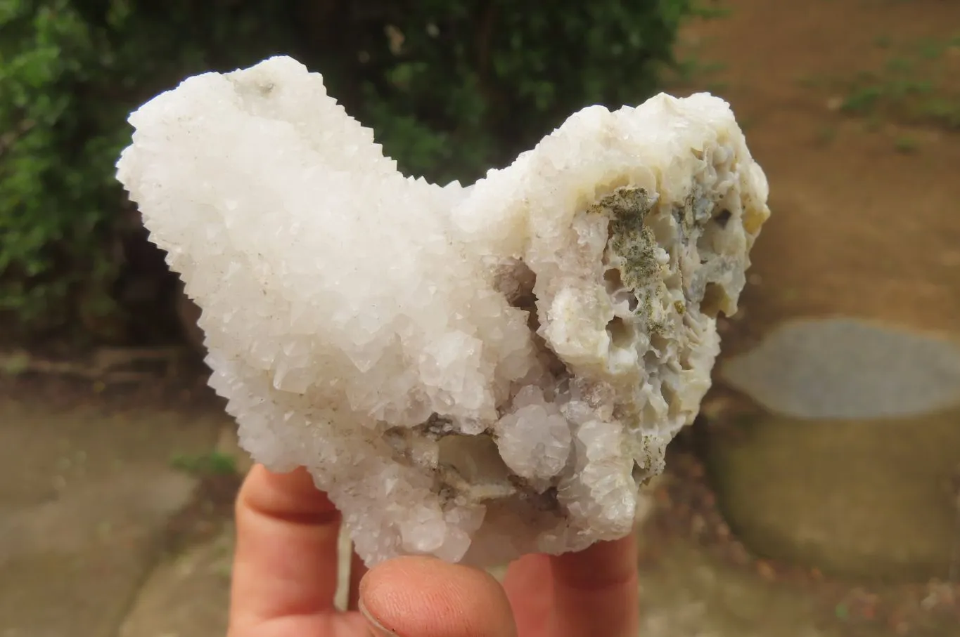 Natural Drusy Mountain Quartz Specimens x 6 From Alberts Mountain, Lesotho