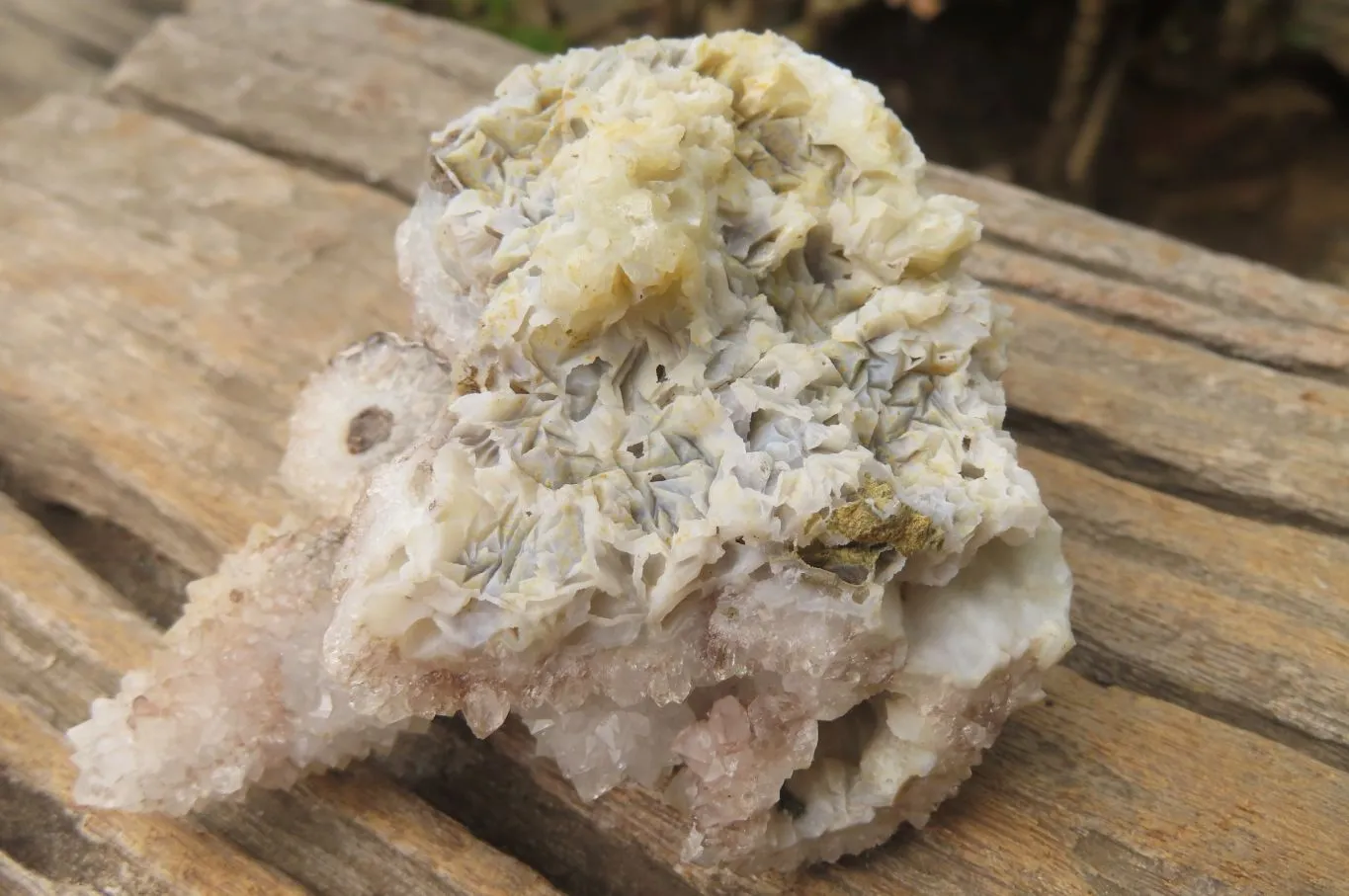 Natural Drusy Mountain Quartz Specimens x 6 From Alberts Mountain, Lesotho