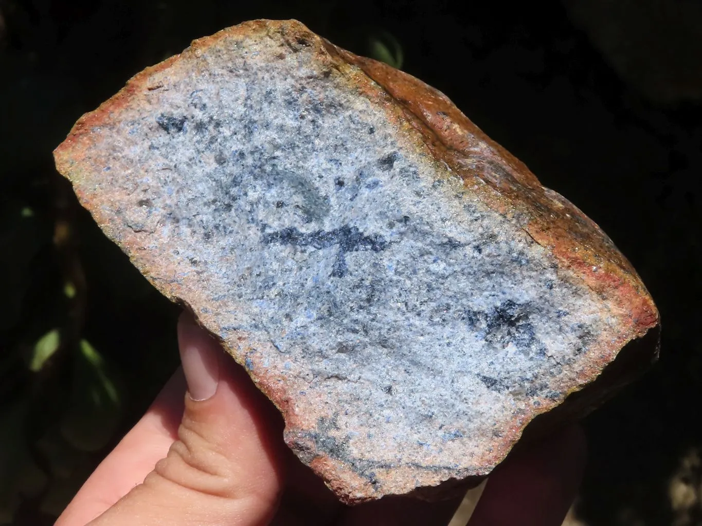 Natural Rare Blue Dumortierite Rough Specimens x 6 From Mozambique