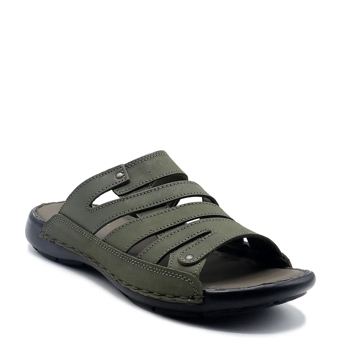 Olive Casual Slipper 112110