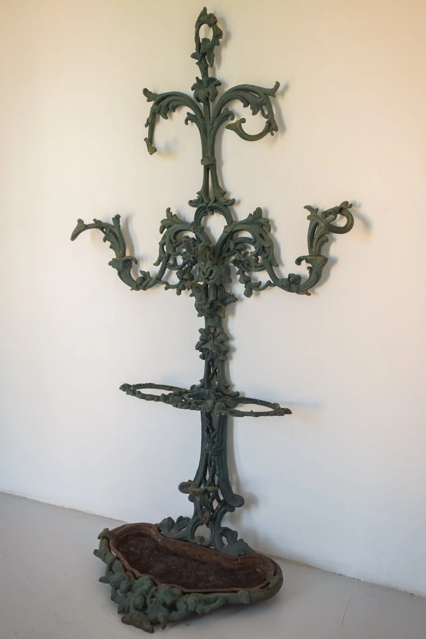 Ornate Victorian - Style Coat Rack in Cast Iron