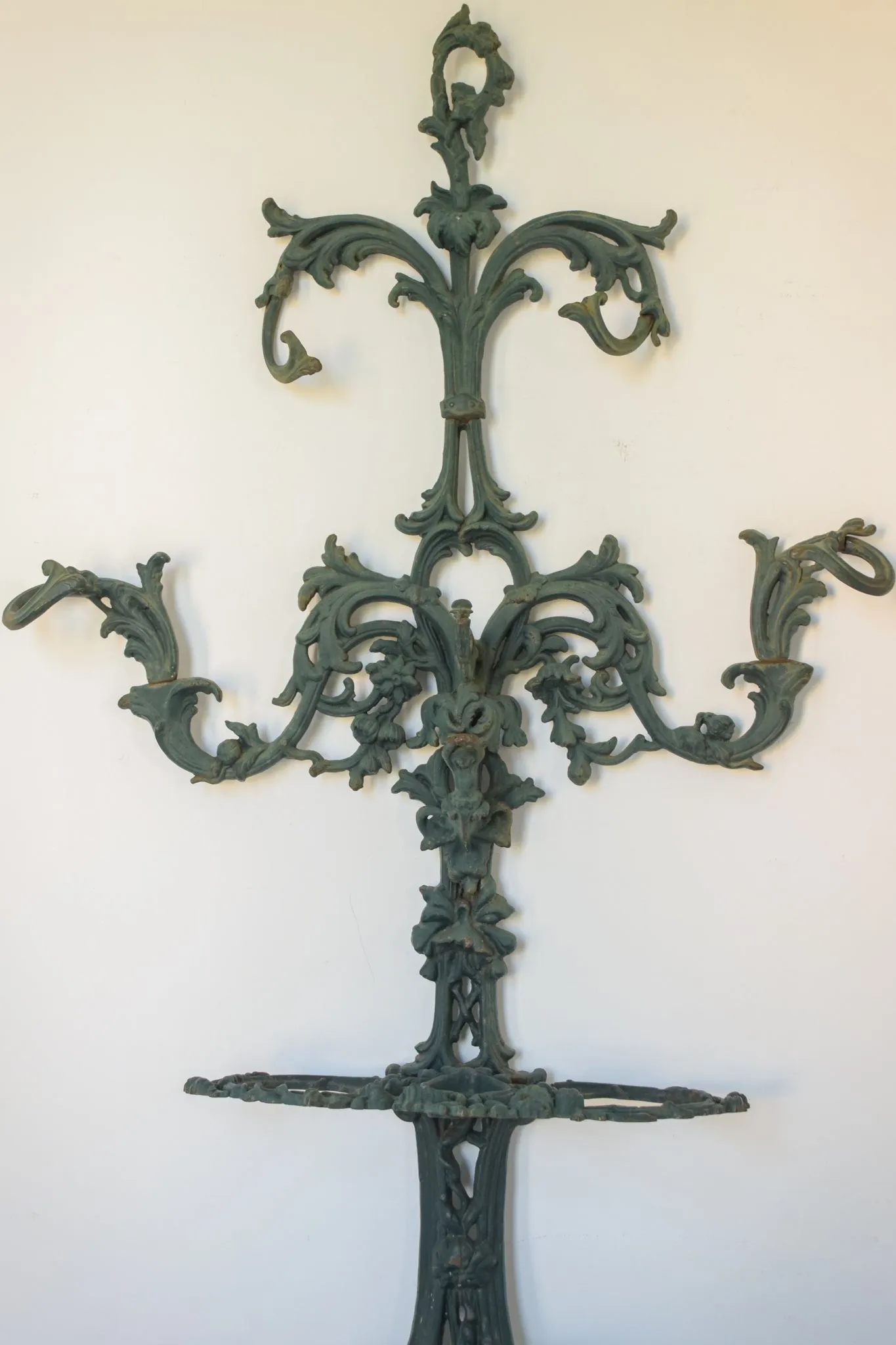 Ornate Victorian - Style Coat Rack in Cast Iron